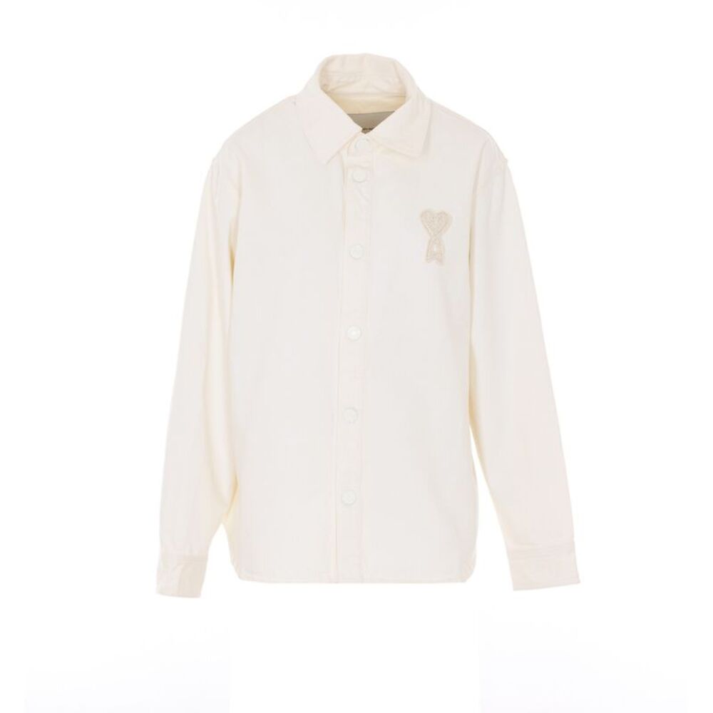 Ami Alexandre Mattiussi Women Ami De Coeur Denim Overshirt